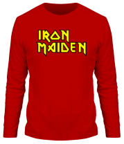 Мужская футболка длинный рукав Iron Maiden фото