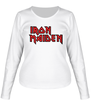 Женская футболка длинный рукав Iron Maiden фото
