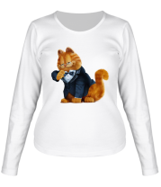 Женская футболка длинный рукав Garfield фото