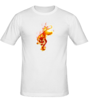 Мужская футболка Тигр в огне фото