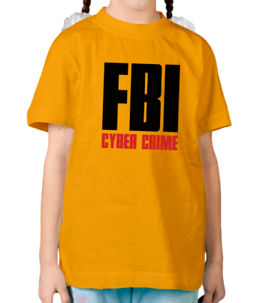 Детская футболка FBI - Cyber Crime