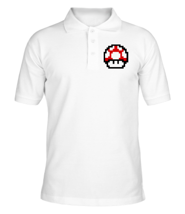 Мужская футболка поло Mario Mushroom