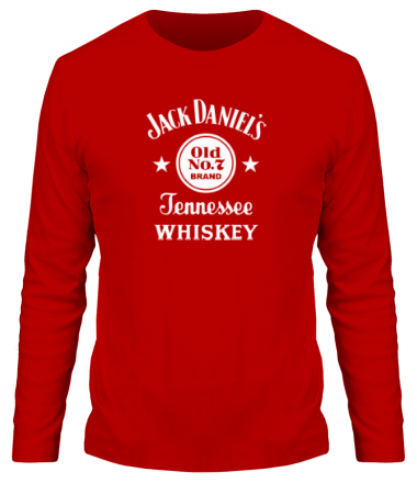 Мужская футболка длинный рукав Jack Daniels - Old No.7