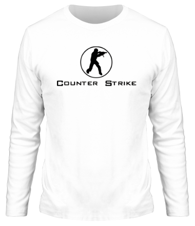 Мужская футболка длинный рукав Counter-Strike