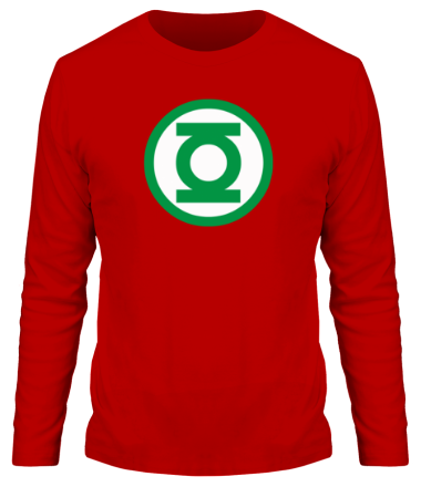 Мужская футболка длинный рукав Green Lantern