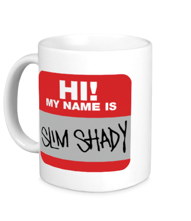 Кружка My name is Slim Shady