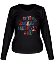 Женская футболка длинный рукав Dance Art фото
