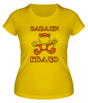 Женская футболка Завали ебало фото