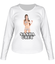 Женская футболка длинный рукав Sasha Grey фото