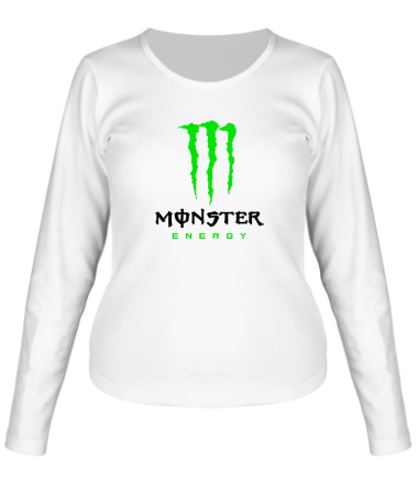 Женская футболка длинный рукав Monster Energy