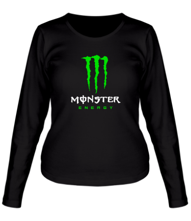 Женская футболка длинный рукав Monster Energy