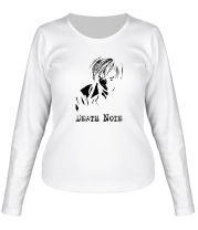 Женская футболка длинный рукав Death Note фото