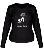 Женская футболка длинный рукав Death Note фото