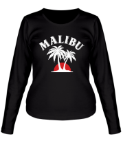 Женская футболка длинный рукав Malibu Rum фото