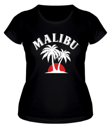 Женская футболка Malibu Rum