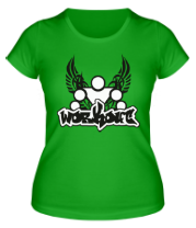 Женская футболка Street Workout (крылья) фото