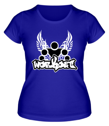 Женская футболка Street Workout (крылья)