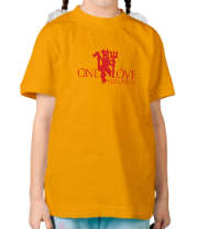 Детская футболка One Love One United фото
