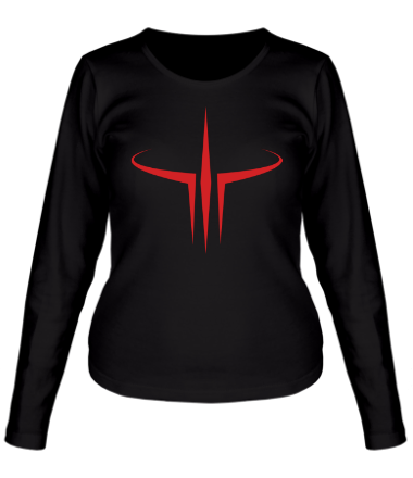 Женская футболка длинный рукав Quake III