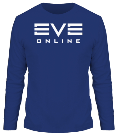 Мужская футболка длинный рукав EVE Online