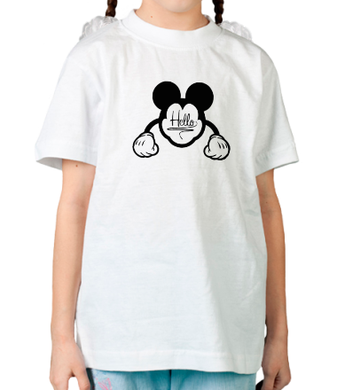 Детская футболка Hello, Mickey Mouse
