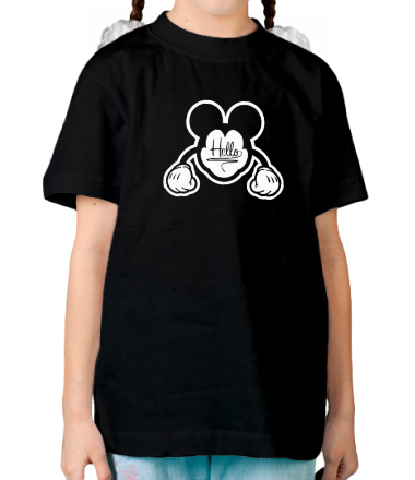 Детская футболка Hello, Mickey Mouse