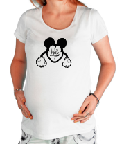 Футболка для беременных Hello, Mickey Mouse