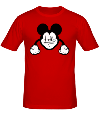 Мужская футболка Hello, Mickey Mouse