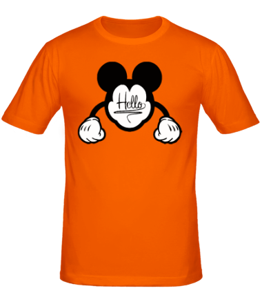 Мужская футболка Hello, Mickey Mouse