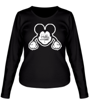 Женская футболка длинный рукав Hello, Mickey Mouse фото