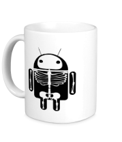 Кружка Скелет Android фото