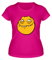 Женская футболка Довольная рожа фото