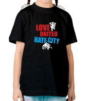 Детская футболка Hate City фото