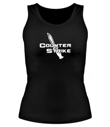 Женская майка борцовка Counter Strike - Контр Страйк
