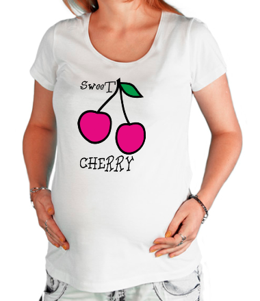 Футболка для беременных Sweet cherry