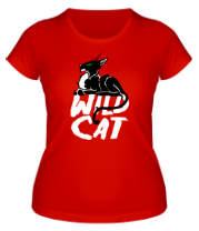 Женская футболка Wild Cat фото