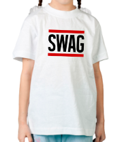 Детская футболка Swag фото