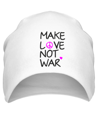 Шапка Make love not war