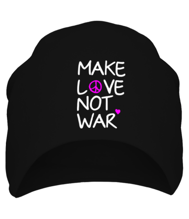 Шапка Make love not war
