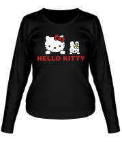 Женская футболка длинный рукав Hello kitty фото
