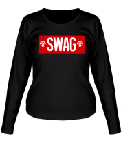 Женская футболка длинный рукав Swag Diamonds фото