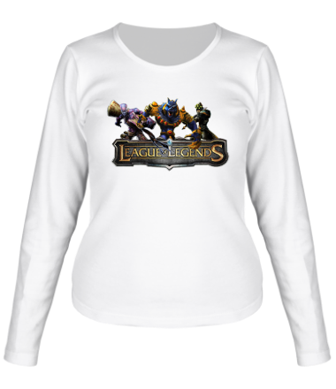 Женская футболка длинный рукав League of Legends