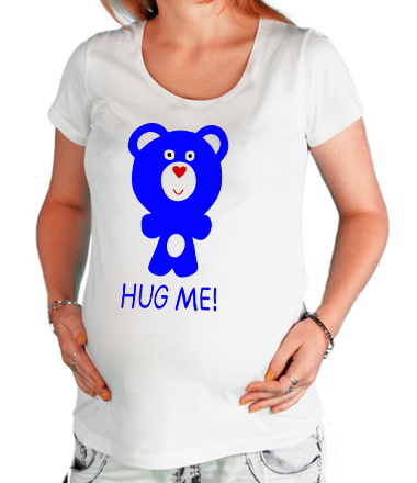Футболка для беременных Hug me - Обними меня