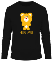 Мужская футболка длинный рукав Hug me - Обними меня фото