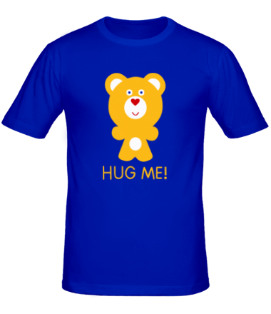 Мужская футболка Hug me - Обними меня