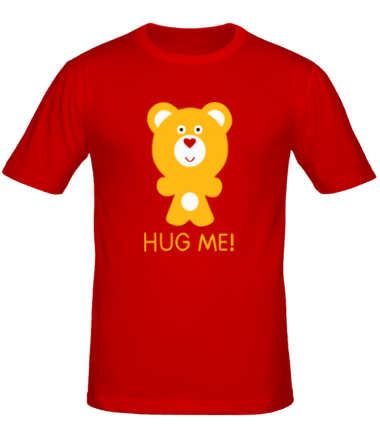 Мужская футболка Hug me - Обними меня