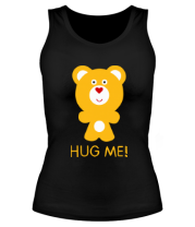 Женская майка борцовка Hug me - Обними меня фото