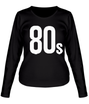 Женская футболка длинный рукав Old School 80s фото
