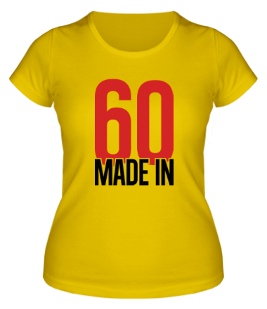 Женская футболка Made in 60s