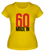 Женская футболка Made in 60s фото